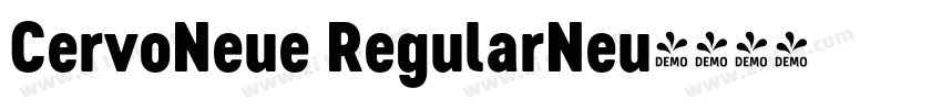 CervoNeue RegularNeu字体转换